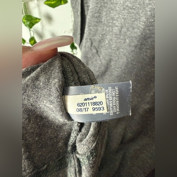 Aerie Gray Short Sleeve dress - Picture 7 of 9